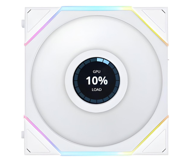 LIAN LI UNI FAN TL LCD Series fan White Triple Pack 3x120mm 12TLLCD3W - 1269500 - zdjęcie 2